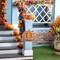 Fall Football Door Sign Wooden Pumpkin Football Hanging Decor – Autumn Farmhouse Front Door Hanger, Rustic Thanksgiving Porch Wall Plaque Seasonal Home Outdoor Decoration